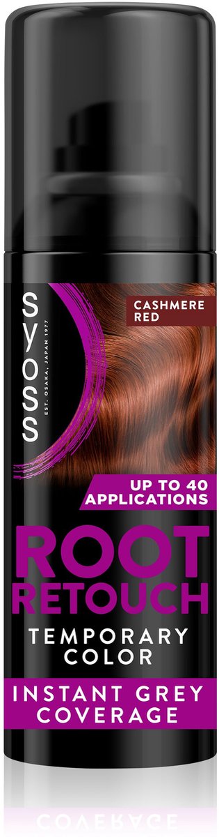 SYOSS Root Retouch Uitgroeispray - Cashmere Red - Haarverf - Haarspray - Dagelijk Gebruik - Gerichte Toepassing - Rode Haarkleuren - 1 stuk