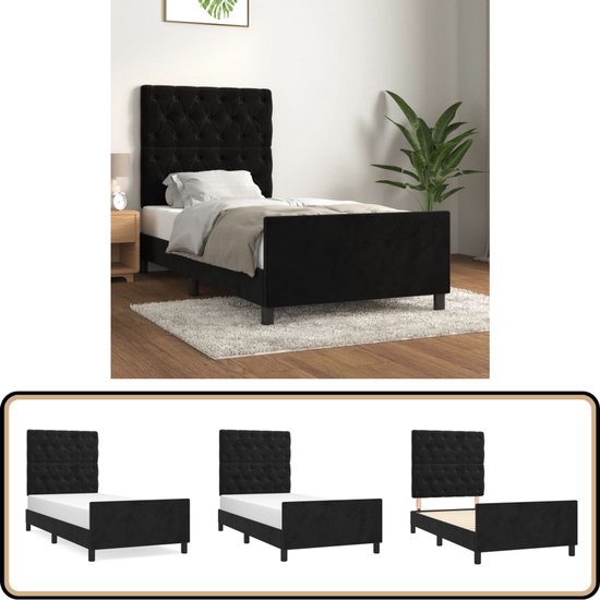 vidaXL Bedframe - Boxspringframe - Bedframe kunstleer crèmekleurig vidaXL Bedframe - Boxspringframe - Bedframe kunstleer crèmekleurig