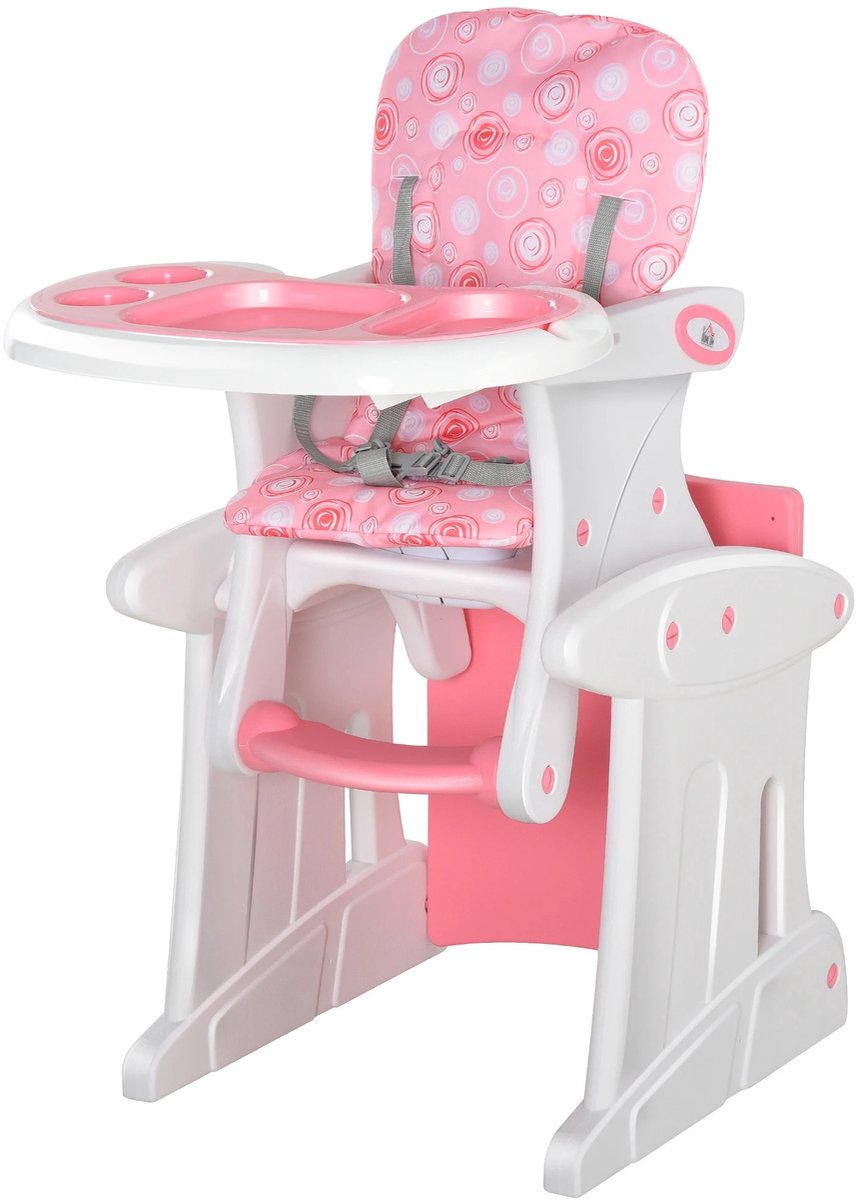 Boleen - 3 in 1 Kinderstoel - Kinderstoel - Kinderstoeltje voor Peuter - 57x59x105cm - Veilig