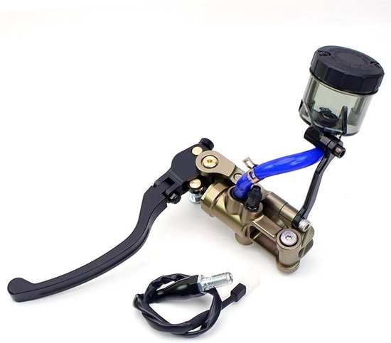 7-8 Inch 22mm Motorfiets Hydraulische Rem Koppelingshendel Stuur Hoofdremcilinder Aluminium
