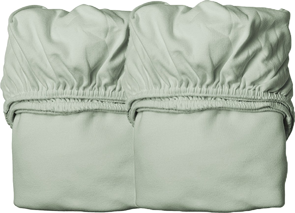 Leander Organic Hoeslaken Sage Green 60 x 120 cm