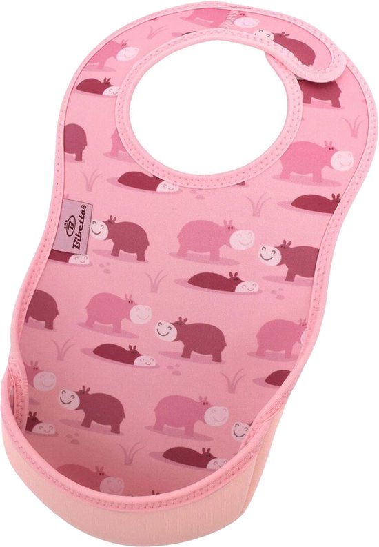 Bibetta slab nijlpaard roze
