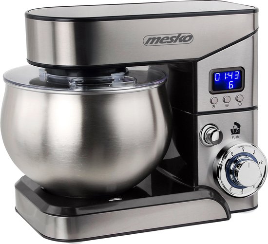 Mesko MS 4228 - Foodprocessor - 2000 watt - RVS - LCD