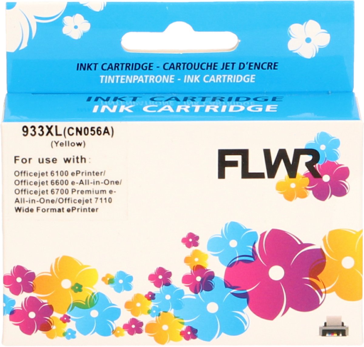 FLWR - Cartridges / HP 933XL / geel / Geschikt voor HP