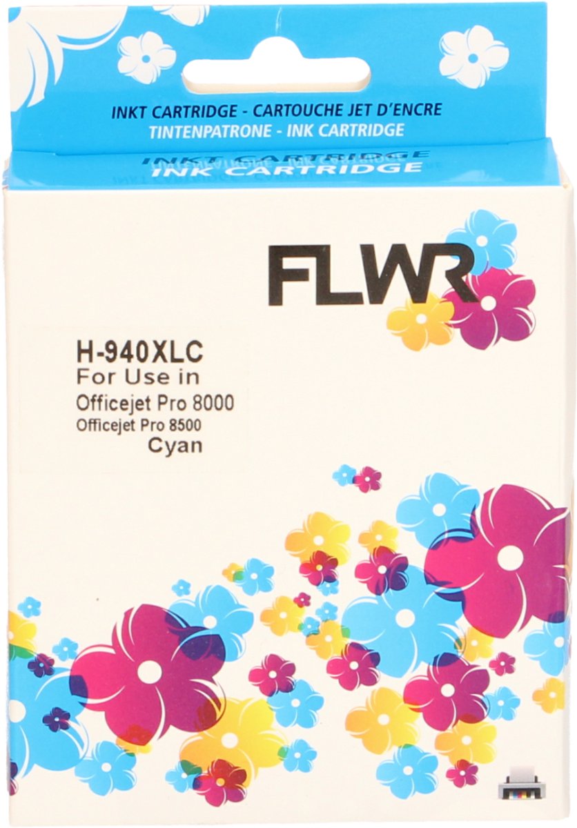 FLWR - Inktcartridge / 940XL Cyaan - Geschikt voor HP