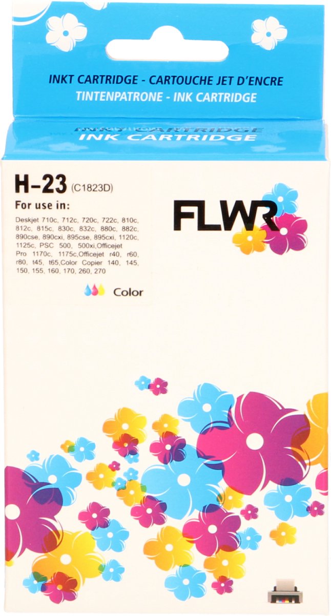 FLWR - Cartridges / HP 23 / kleur / Geschikt voor HP