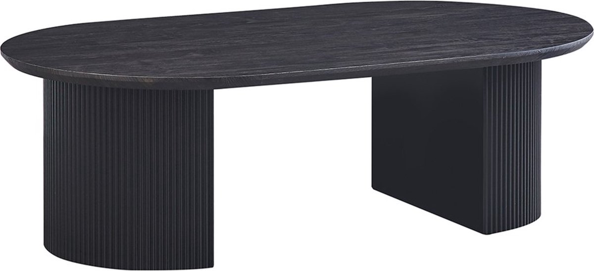 Interiax Salontafel 'Rayan' 120 cm Ovaal Decor Donkerbruin