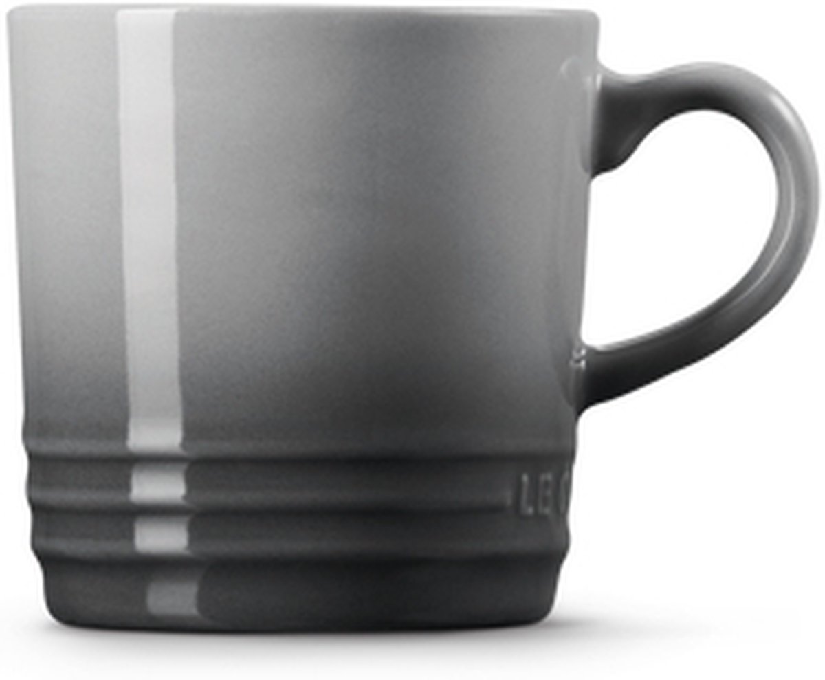 Le Creuset 6 aardewerken espressokopjes Flint 0,1l
