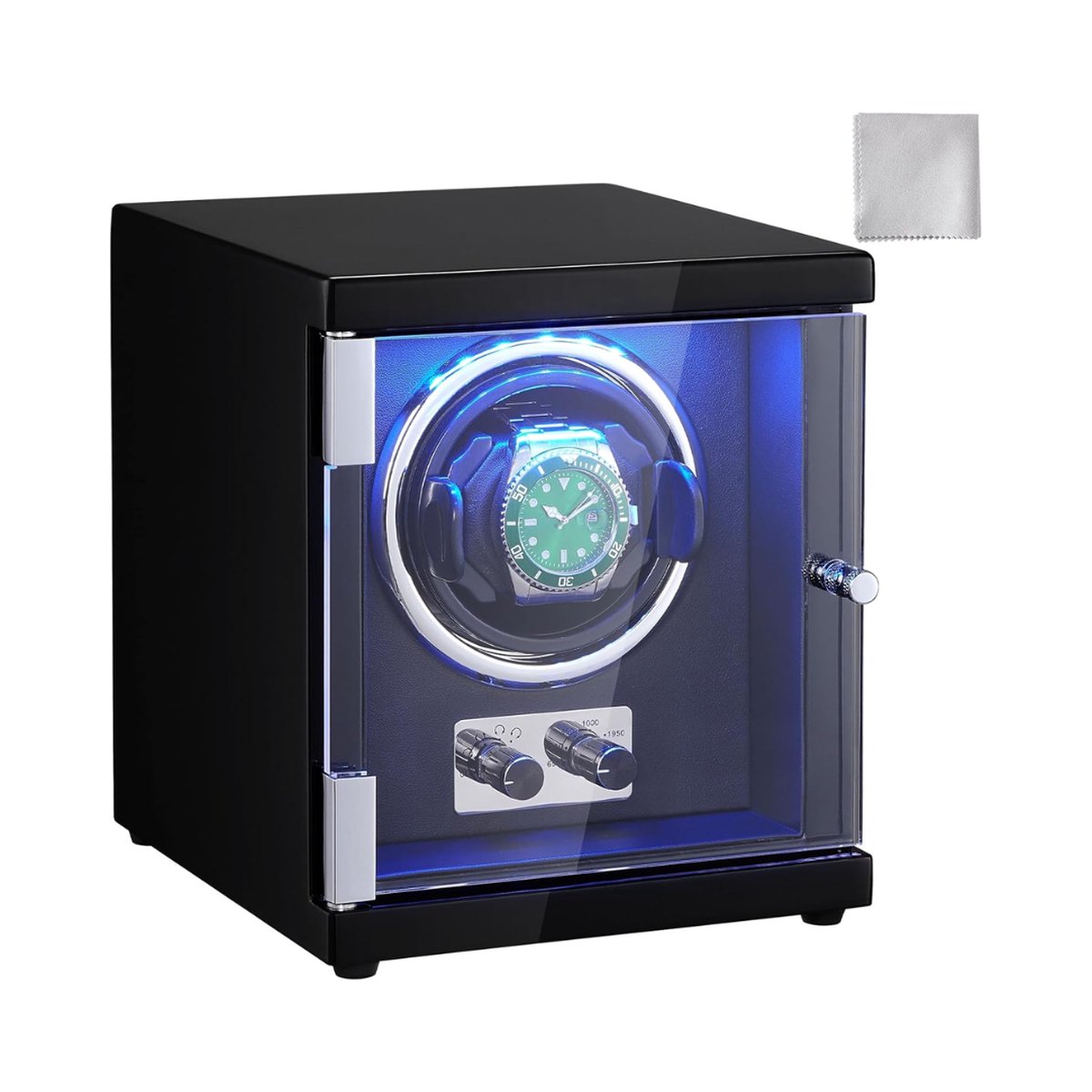 Automatische Horloge Winder - Automatische Watch Winder - Zwart - 1 Horloge - 18 x 16.8 x 19.3cm