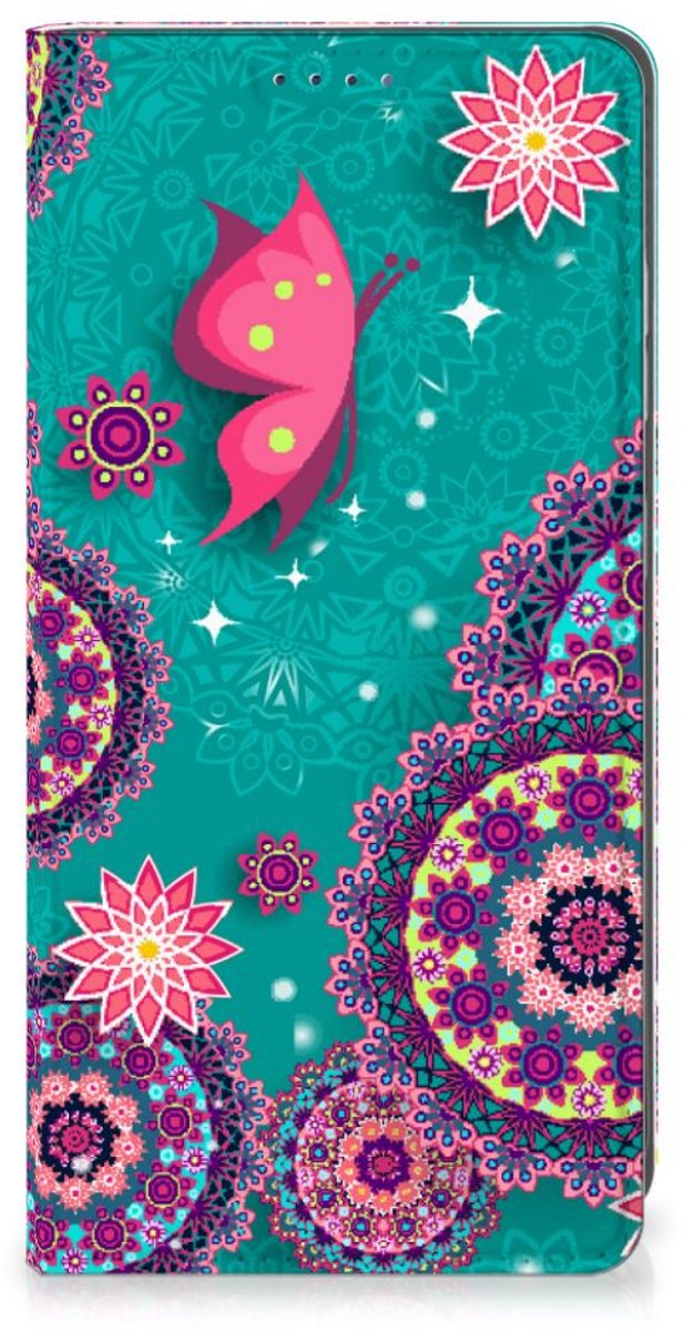 Samsung Galaxy S25 Bookcase Cirkels en Vlinders