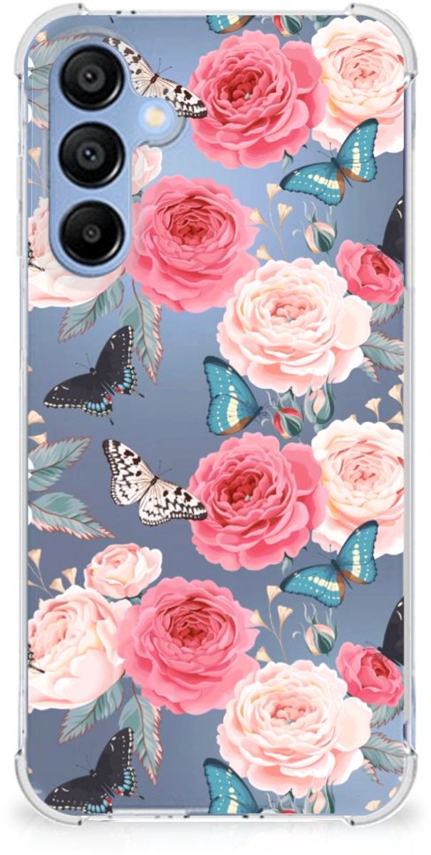 Samsung Galaxy A16 Case Butterfly Roses