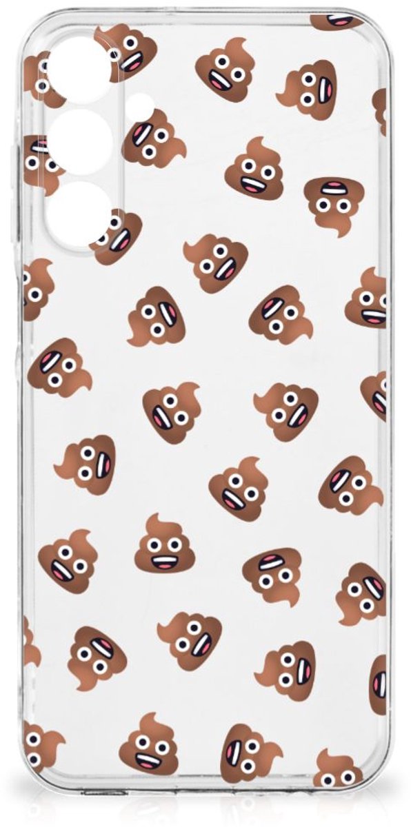 TPU bumper voor Samsung Galaxy A16 Poep Emojis