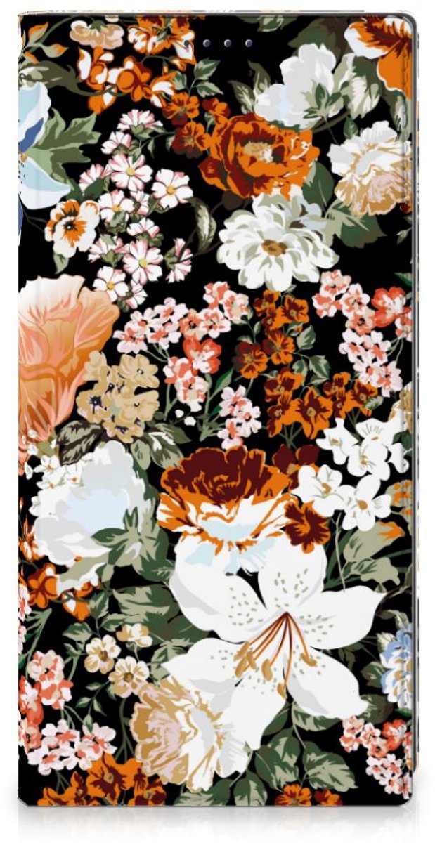 Smart Cover voor Samsung Galaxy S25 Ultra Dark Flowers
