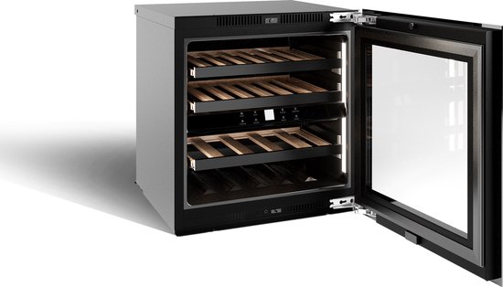 Nestor M Inbouw Wijnkoelkast NWXE227GN1 - Nismaat 60 cm H - 2 zone - 27 Flessen