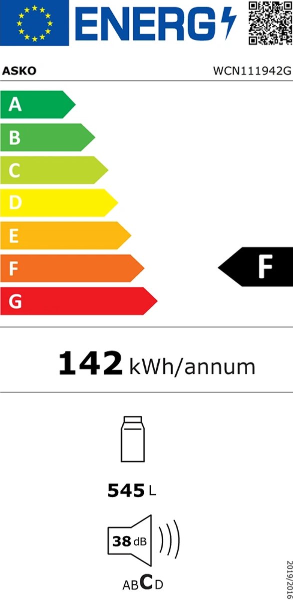 ASKO WCN111942G Vrijstaande Wijnkoelkast Professioneel - afbeelding 2