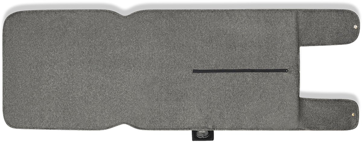 Spherite Infrarood Warmtedeken XL - Teddy Grijs-Wit - Draadloos - afbeelding 2