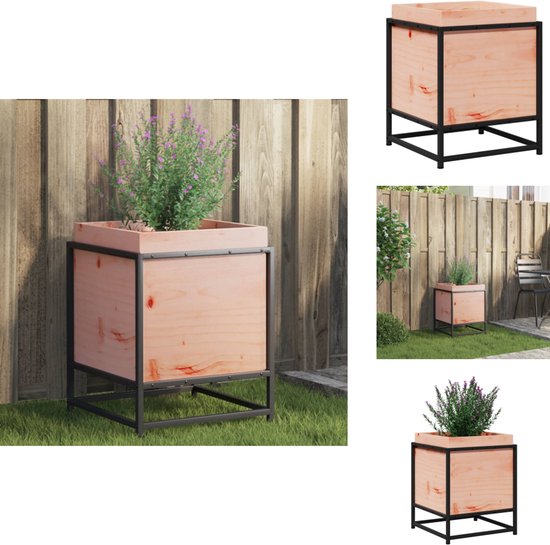 vidaXL - Jardinière - 40x40x50 - cm - solide - douglashout