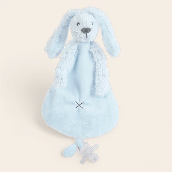 Luiertaart 2-Laags blauw met Happy Horse Richie Knuffeldoekje blauw – Perfect als Kraamcadeau! — afbeelding 2