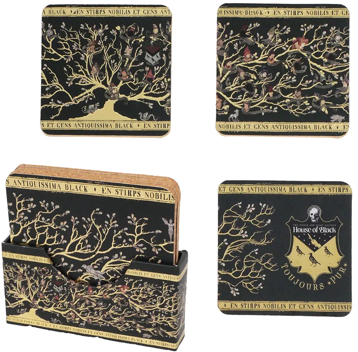 Harry Potter Black Family Set Onderzetters (4 stuks)