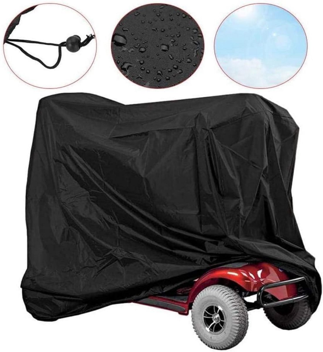 VELTRR® Bakfietshoes - Scootmobielhoes - Waterdicht - Zwart