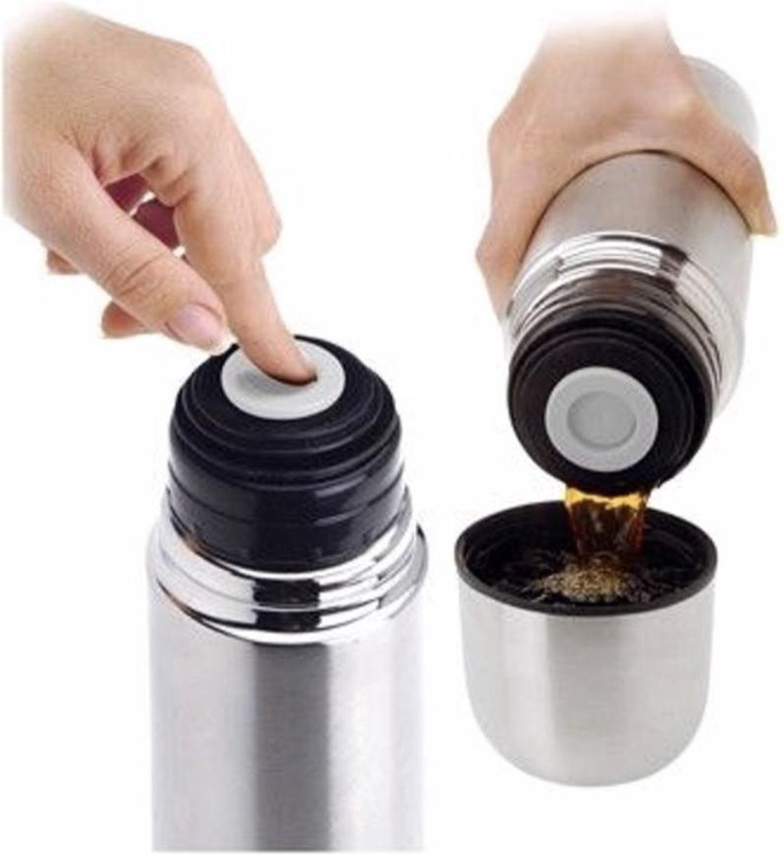 IBBO Shop - Isolatiekan - 0,5 l - RVS - kan - warmwater - koffiewarm