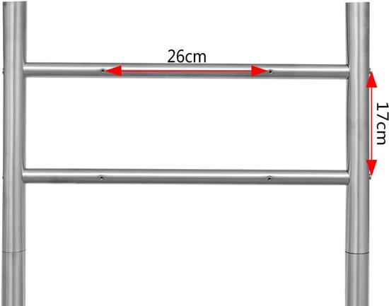 ARREGUI E2112A Stalen staander voor de brievenbus USA Mail, Standaard voor Amerikaanse brievenbus, 144 cm hoog, duurzaam, eenvoudige montage, zwart