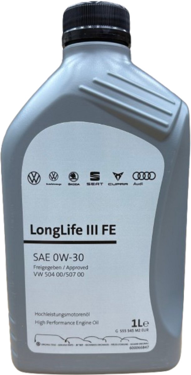 Volkswagen Origineel Longlife III FE 0W-30 1L