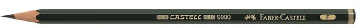 potlood Faber-Castell 9000 F doos met 12 stuks