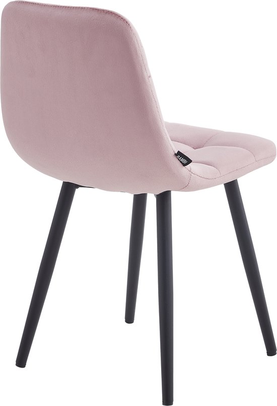 Colenis® - Bambi Kinderstoel - Set Van 2 - Roze - Fluweel - Velvet van Merkloos — afbeelding 2