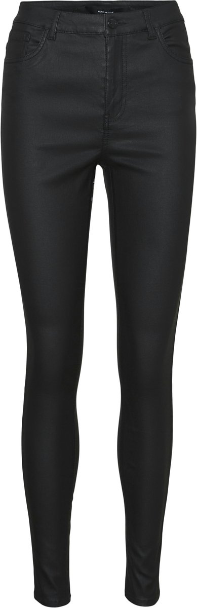 VERO MODA - VMSOPHIA HR SKINNY COATED PANTS - Dames - Leggings