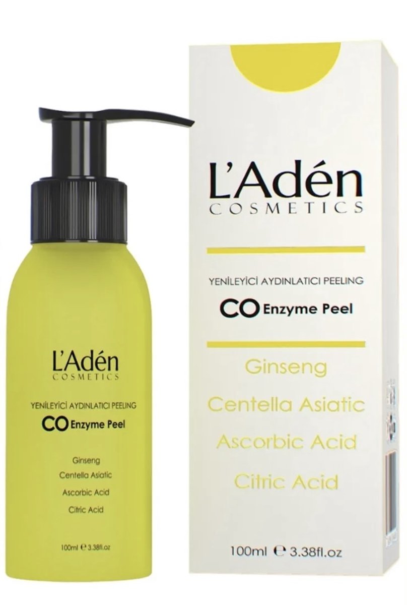 Goedkoopste L'Aden Cosmetics - Gezichts- en Lichaamspeeling / Bevat Ginseng , Centella Asiatic , Vitamine C en Citroenzuur / Diepe Reiniging / Verheldering met Natuurlijke Extracten / Verminderen van Vlekken / Voor alle huidtypes / 100 ml