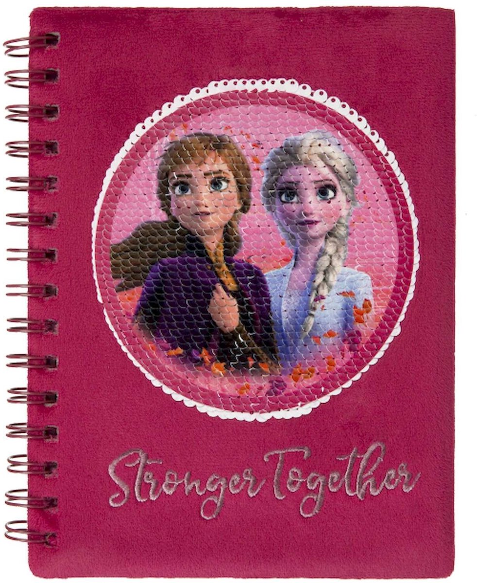 Undercover Disney Frozen notitieboek A5 met pailletten - multicolor.