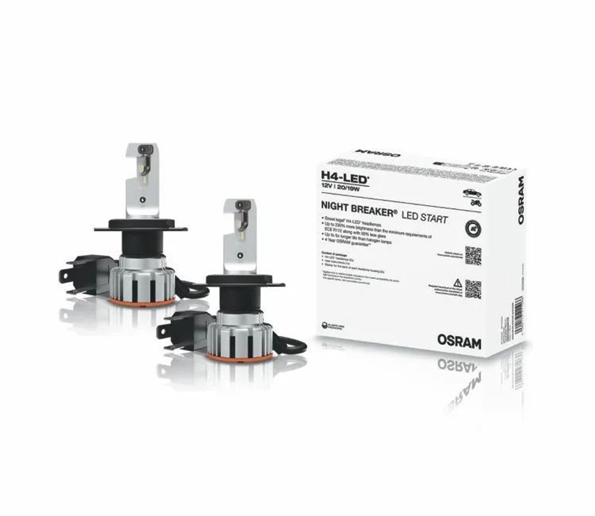 Osram Night Breaker LED Start H4 64193DWNBST set