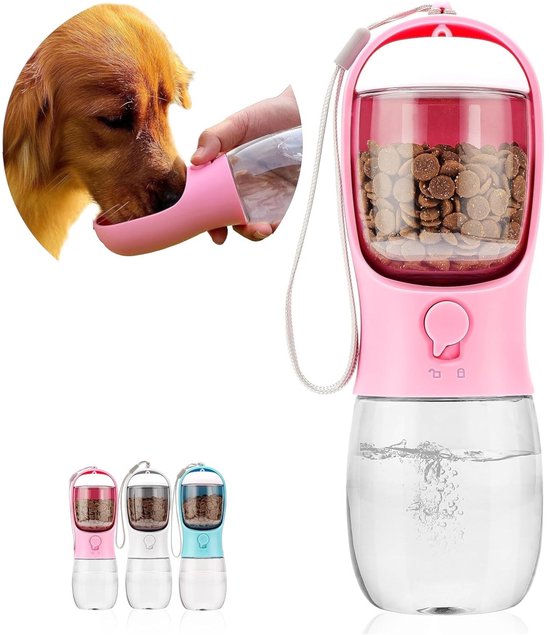 Draagbare waterfles voor honden | Reisfles voor huisdieren