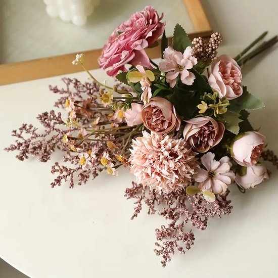 Kunstbloemen Boeket kopen? Zomers geplukt