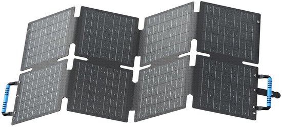 BLUETTI 60W zonnepaneel voor draagbaar energiestation Handsfree 1/Handsfree 2/ AC2A/EB3A/Elite 30 V2/ AC50B. USB-A en USB-C-poort voor tablet, telefoon, drone, opvouwbare zonnelader voor wandelen, kamperen, reizen van BLUETTI — afbeelding 2