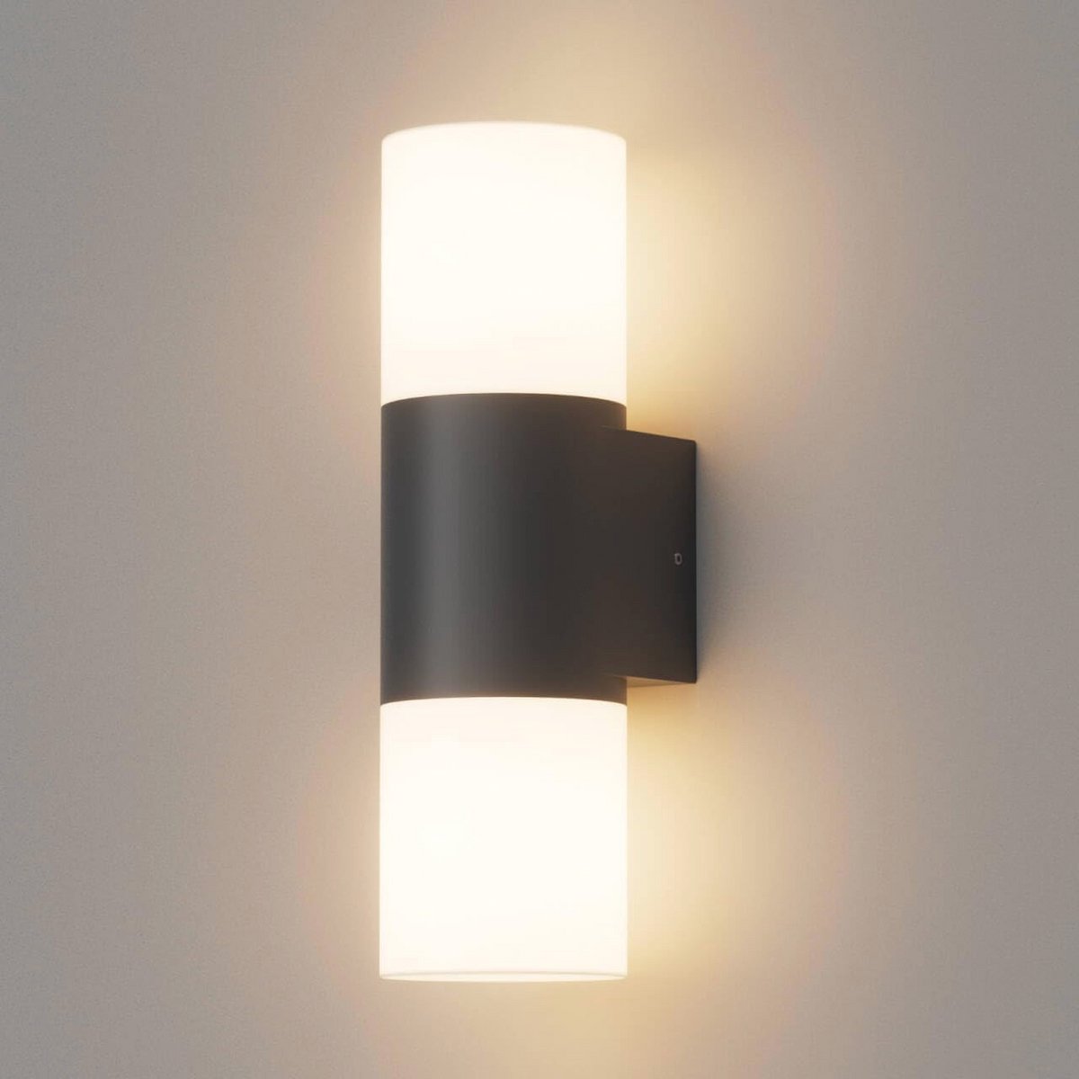 Moderne Wandlamp E27 voor Binnen en Buiten - Up and Down Verlichting - IP54 Waterdicht - Aluminium - Perfect voor Entree en Terras