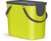 Séparateurs de déchets Rotho Albula - Sans BPA - 25 L - Vert citron