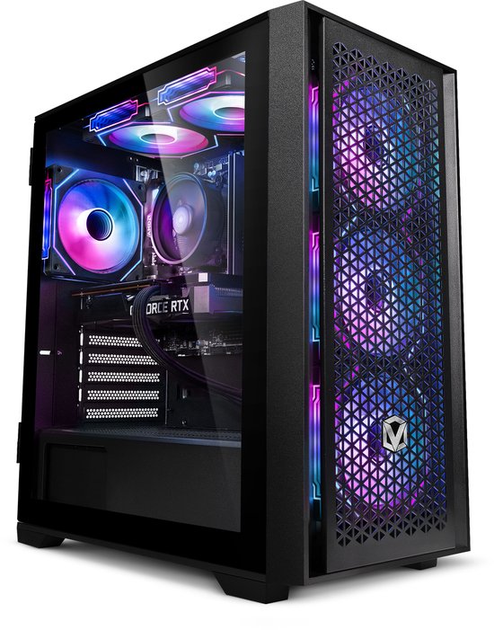YLZKIX Gaming PC,AMD Ryzen 5 5600 3.5GHz(up to 4.4GHz), Radeon RX 6600/LE 8GB De