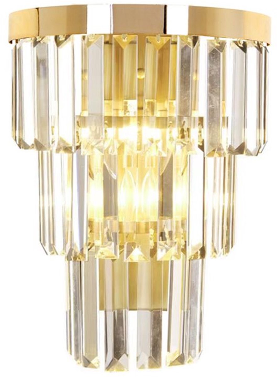 Toolight App1535-1W Wandlamp Goud 15X25,5X27Cm
