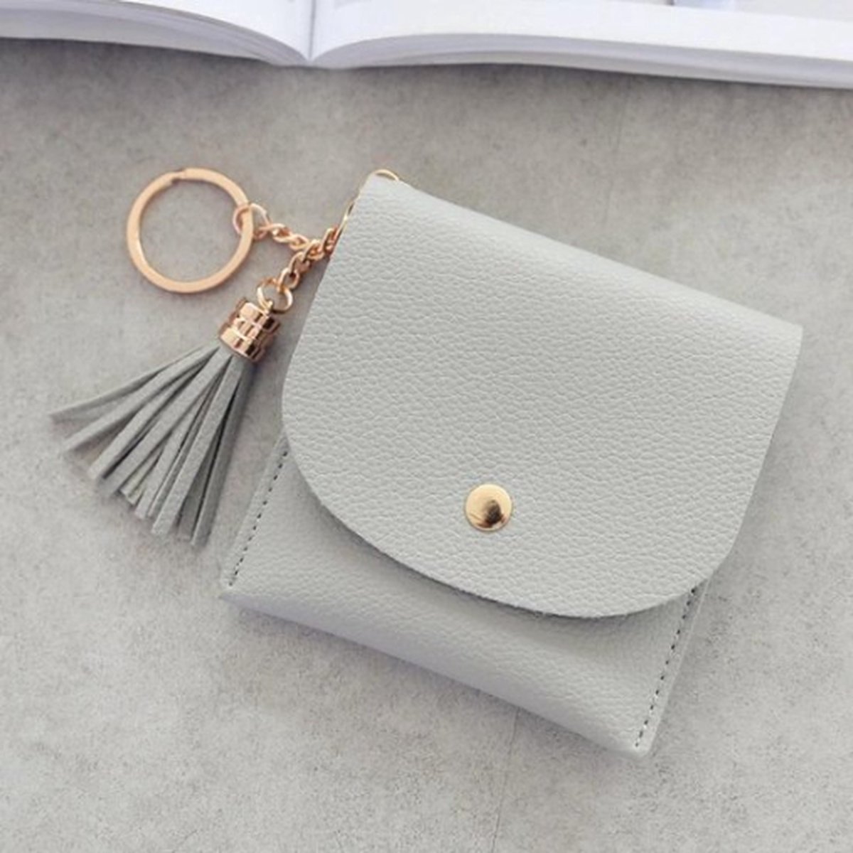 Knaak Mini Wallet - Compacte Pasjeshouder - Voor Vrouwen - Met Vakje voor Contant Geld