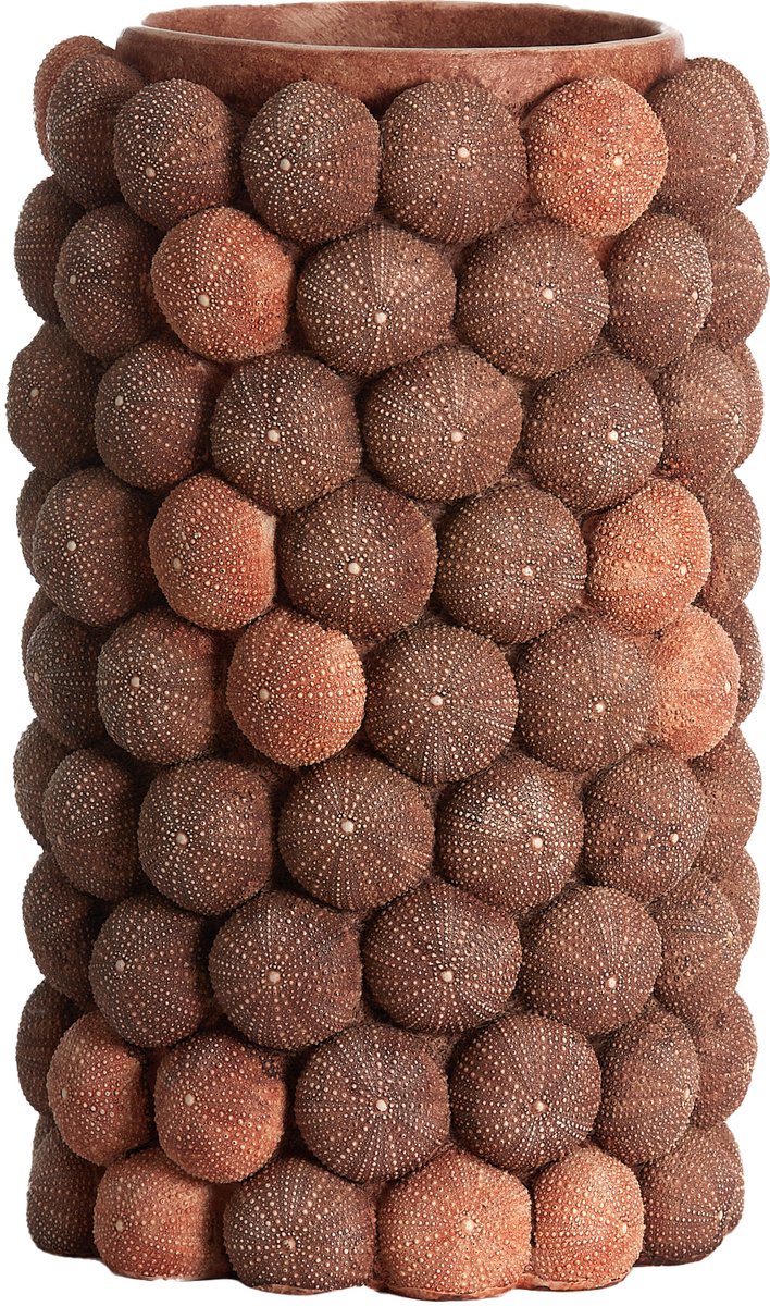 Vaas SEA URCHIN - Ø25x40cm - Rood