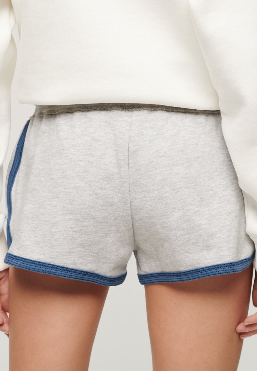 Superdry Athletic Essential Logo Racer-short Dames Korte broeken Grijs