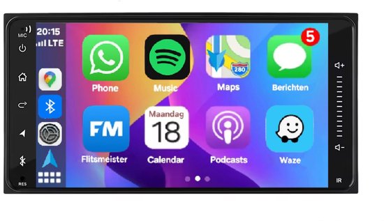 Android 15 Autoradio Für Toyota Auris 2013-2015 – 9'' In-Cell Display, 4+128GB, Wireless Carplay/Android Auto