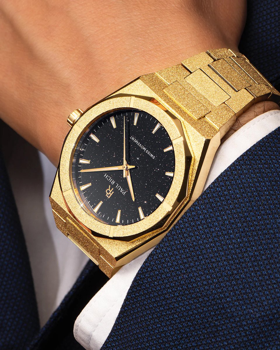 Paul Rich Frosted Star Dust II Void Gold Black VOID02 horloge