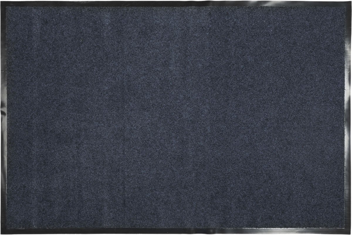 Luance Deurmat - grijs - 120 x 80 cm - voor binnen - PVC / polyester - droogloopmat