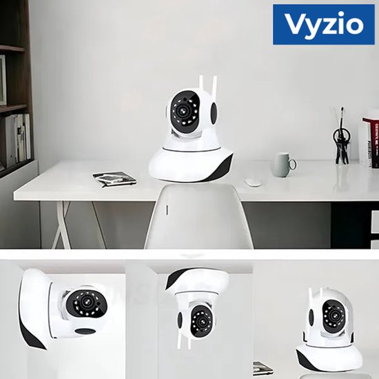 Vyzio - Wifi Camera - Babyfoon Met App - Beveiligingscamera Binnen - Bewakingscamera Voor Binnen - Huisdiercamera - Hondencamera - VISIONSPOT van Vyzio — afbeelding 5