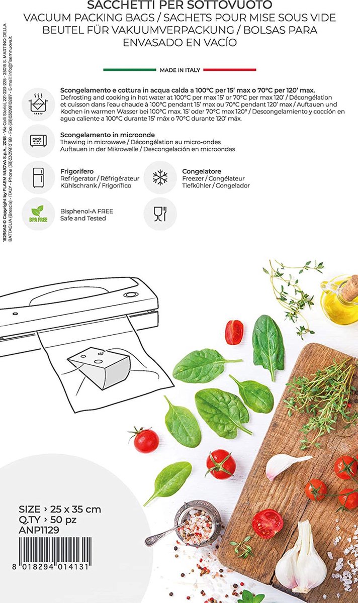 Magic Vac ANP1129 vacuum sealer accessoire Zak voor vacuümverpakker