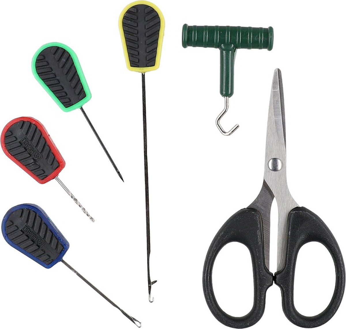 NEEDLE SET | Naalden SET met schaar | Baiting Needles | Needle SET with Scissors | Loknaalden | Karpervissen | Carp accessories | Territory