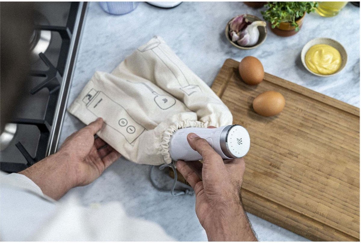 Zwilling Enfinigy staafmixer incl Fresh & Save mixbeker + deksel zilver